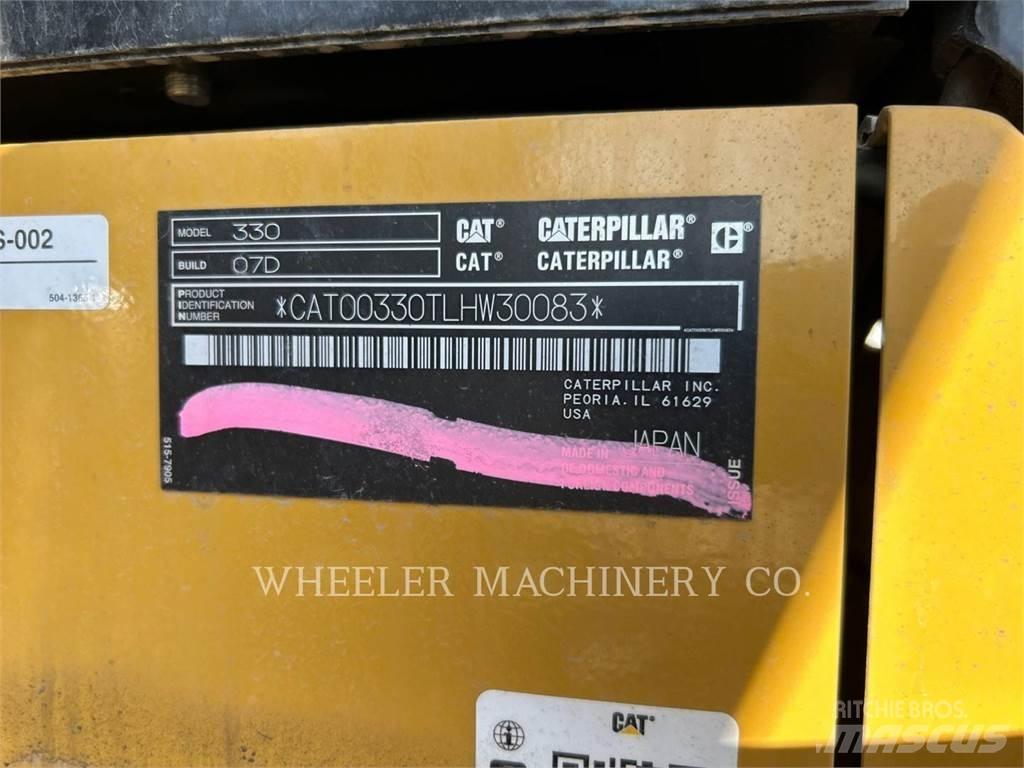 CAT 330 Vikšriniai ekskavatoriai