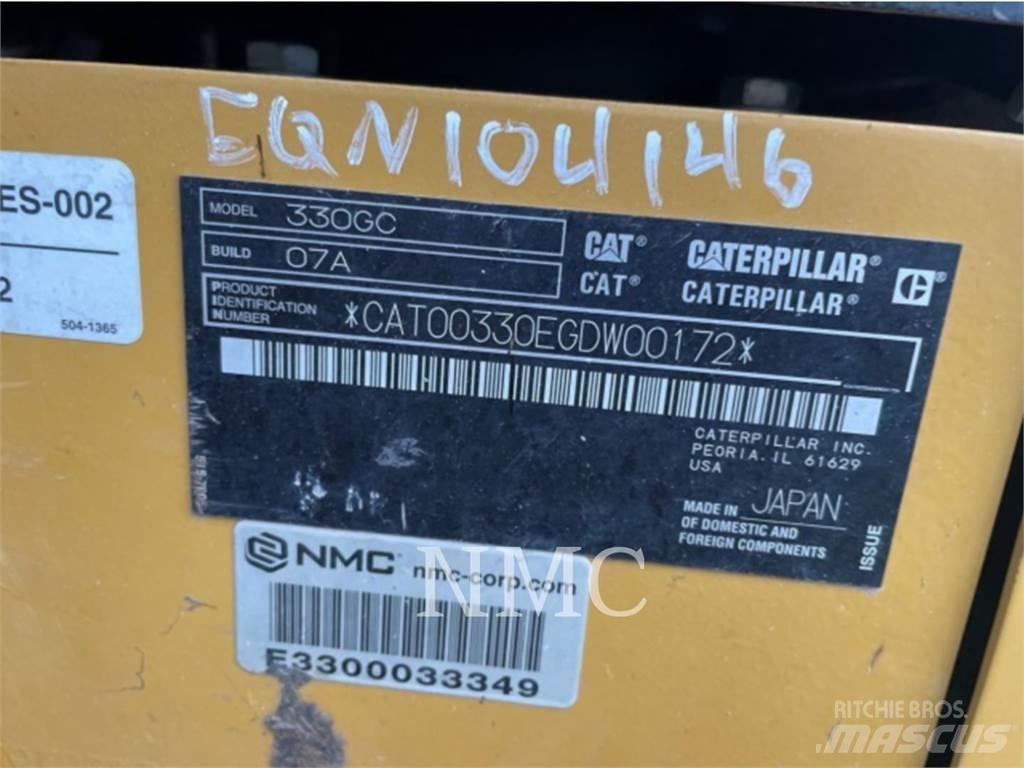 CAT 330 Vikšriniai ekskavatoriai