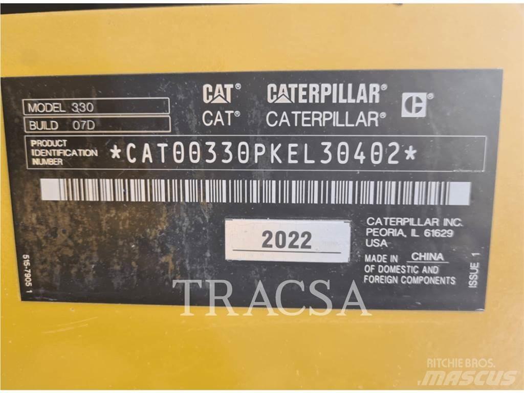 CAT 330 Vikšriniai ekskavatoriai