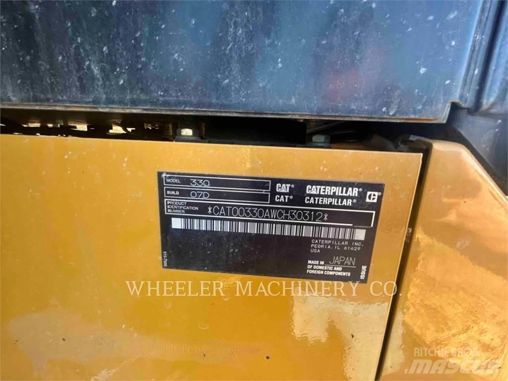 CAT 330 Vikšriniai ekskavatoriai