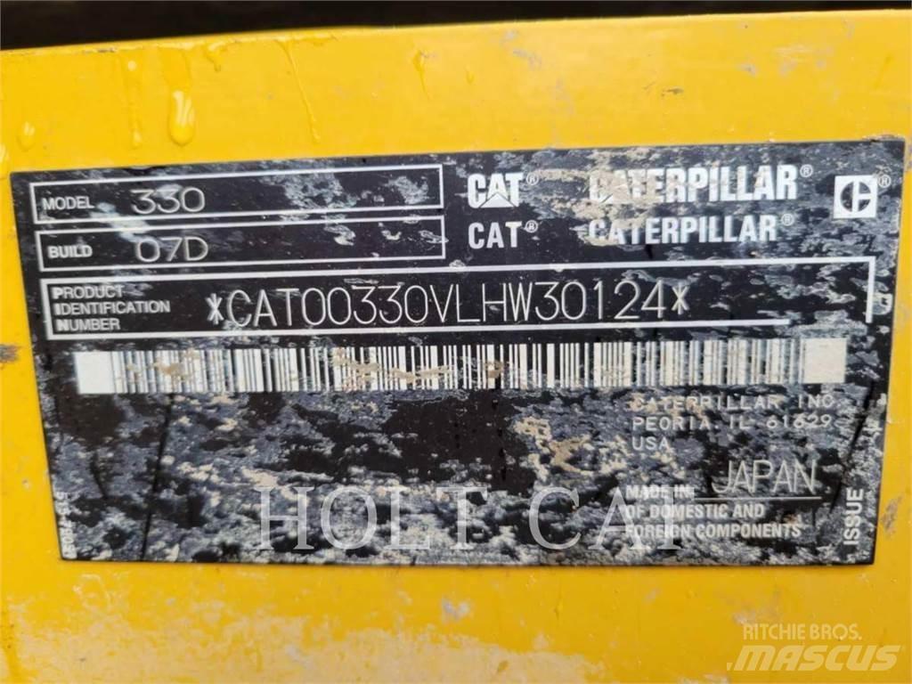 CAT 330 TC Vikšriniai ekskavatoriai