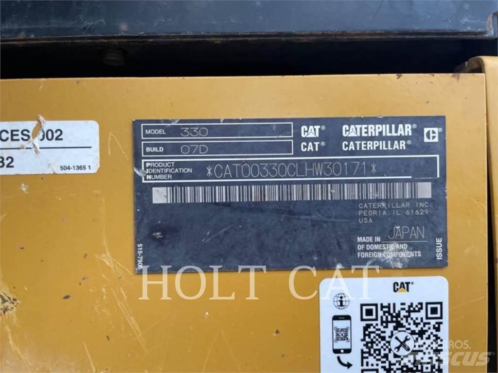 CAT 330 TC Vikšriniai ekskavatoriai