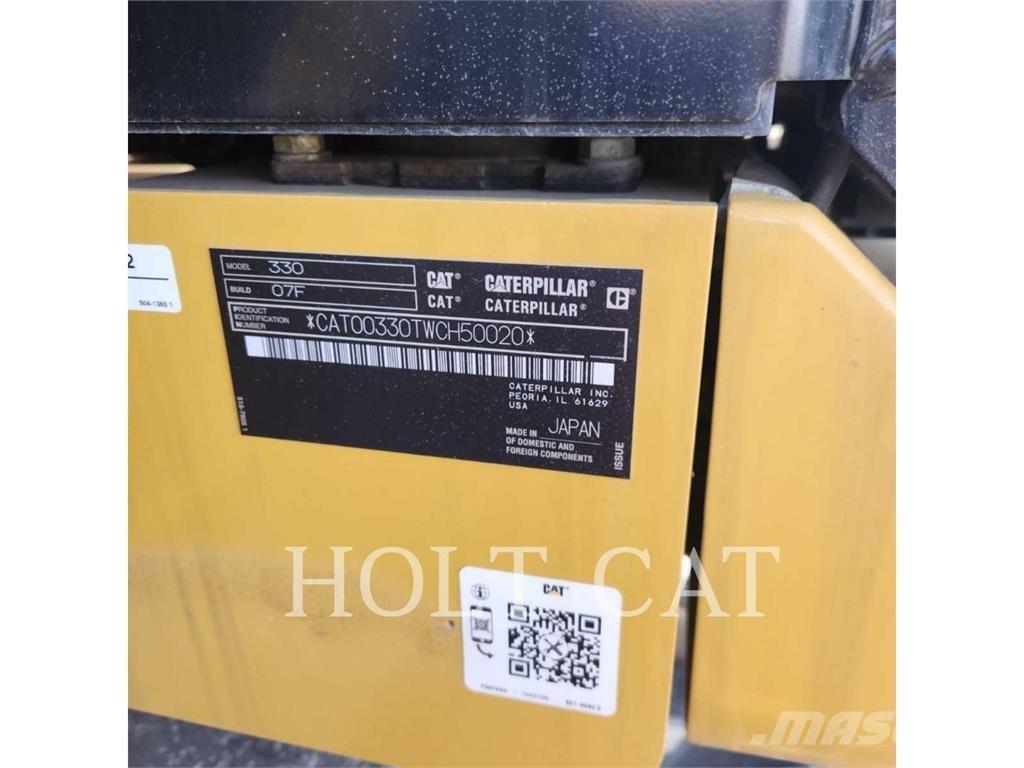 CAT 330 TC Vikšriniai ekskavatoriai