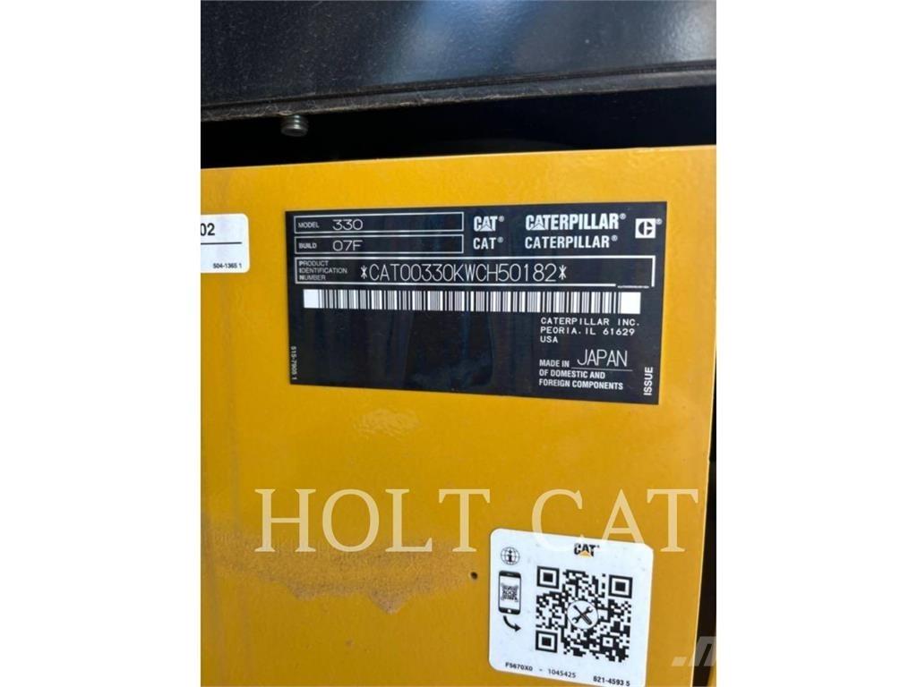 CAT 330 TC Vikšriniai ekskavatoriai