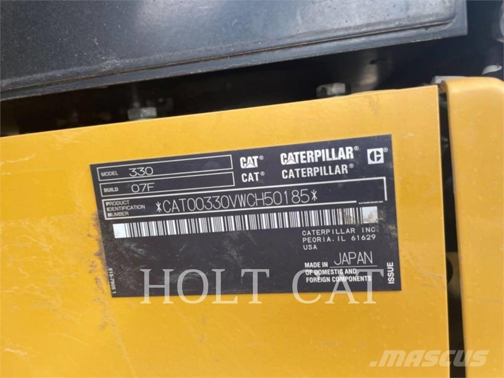 CAT 330 TC Vikšriniai ekskavatoriai