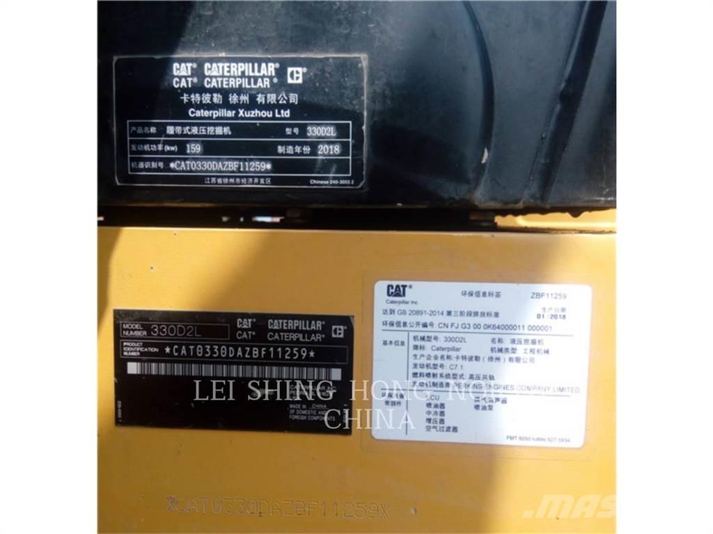 CAT 330D2L Vikšriniai ekskavatoriai