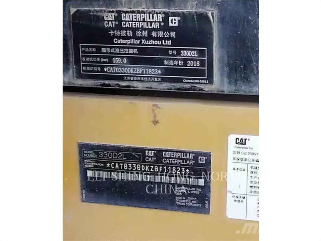 CAT 330D2L Vikšriniai ekskavatoriai