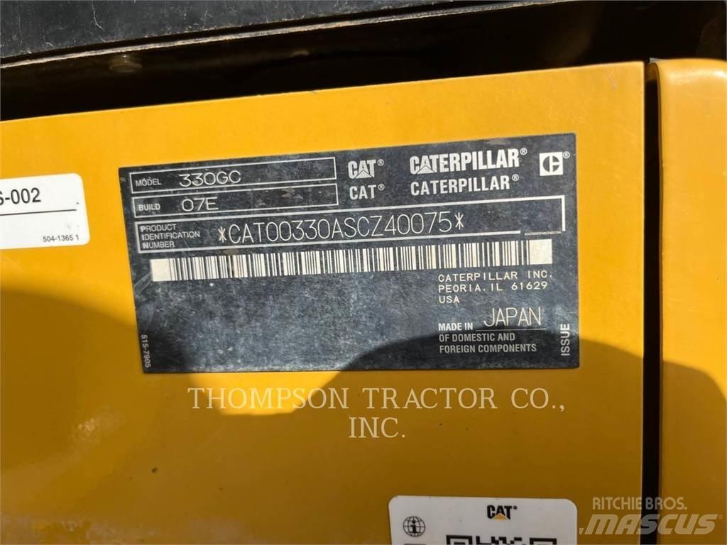 CAT 330GC Vikšriniai ekskavatoriai