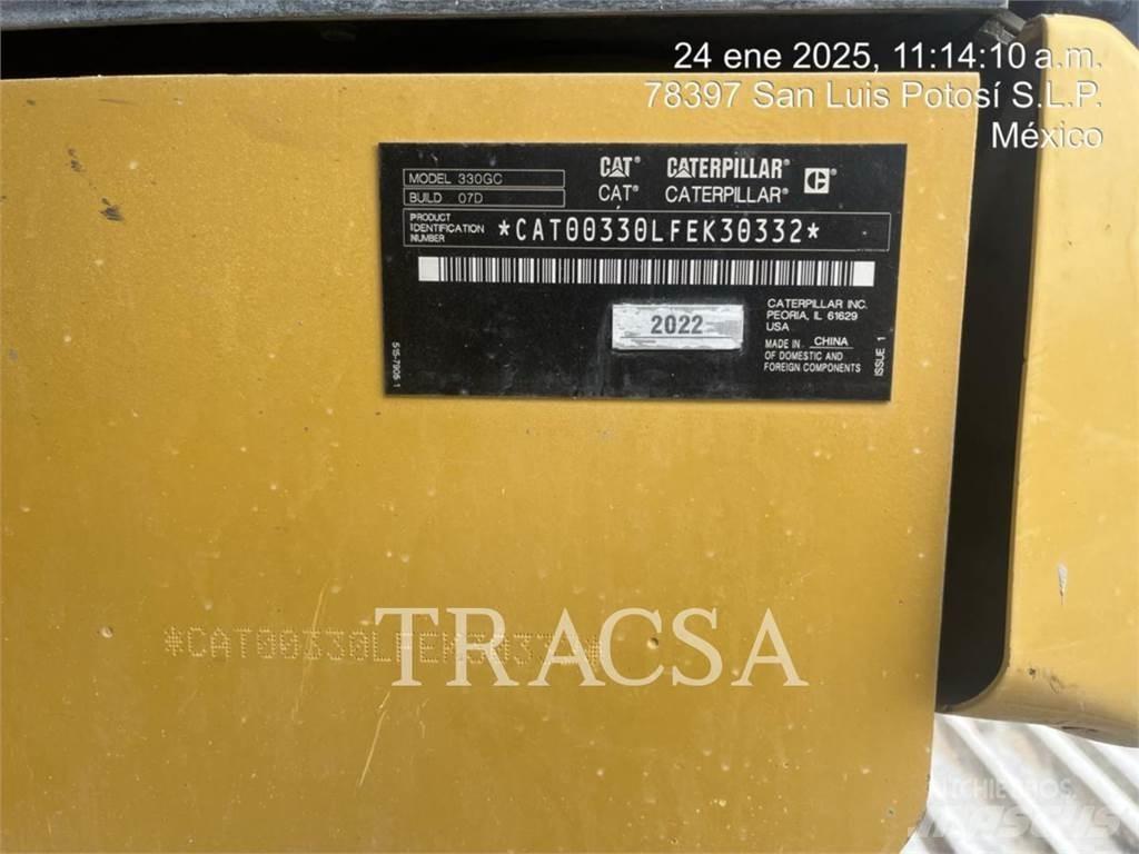 CAT 330GC Vikšriniai ekskavatoriai