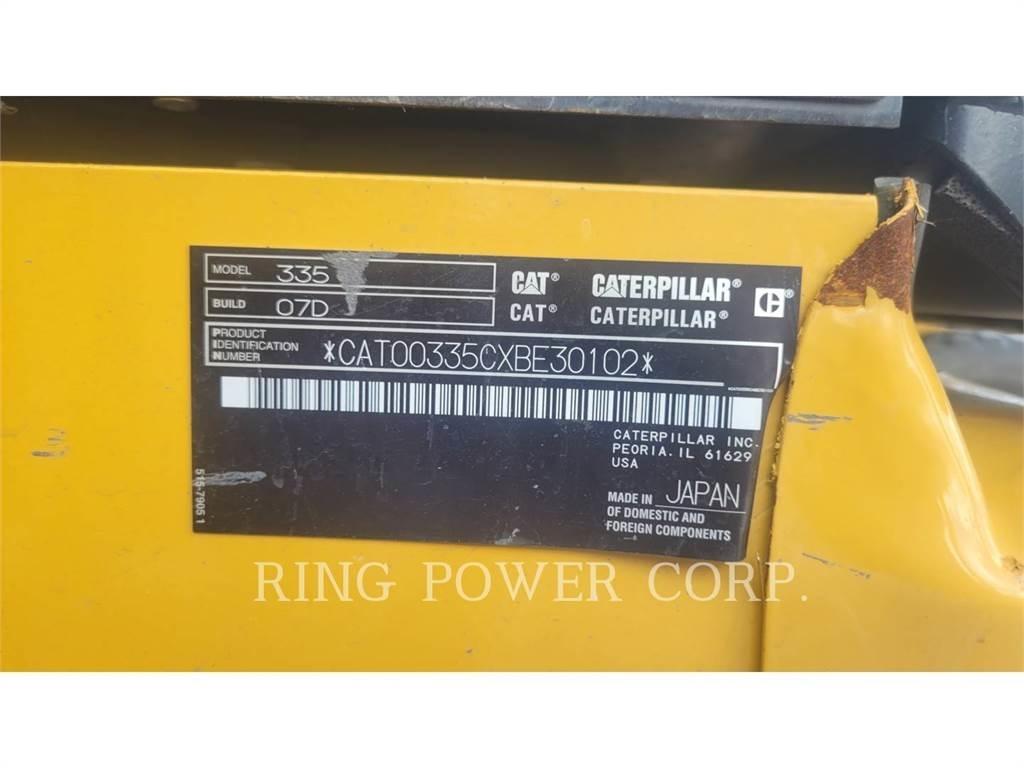 CAT 335QC Vikšriniai ekskavatoriai