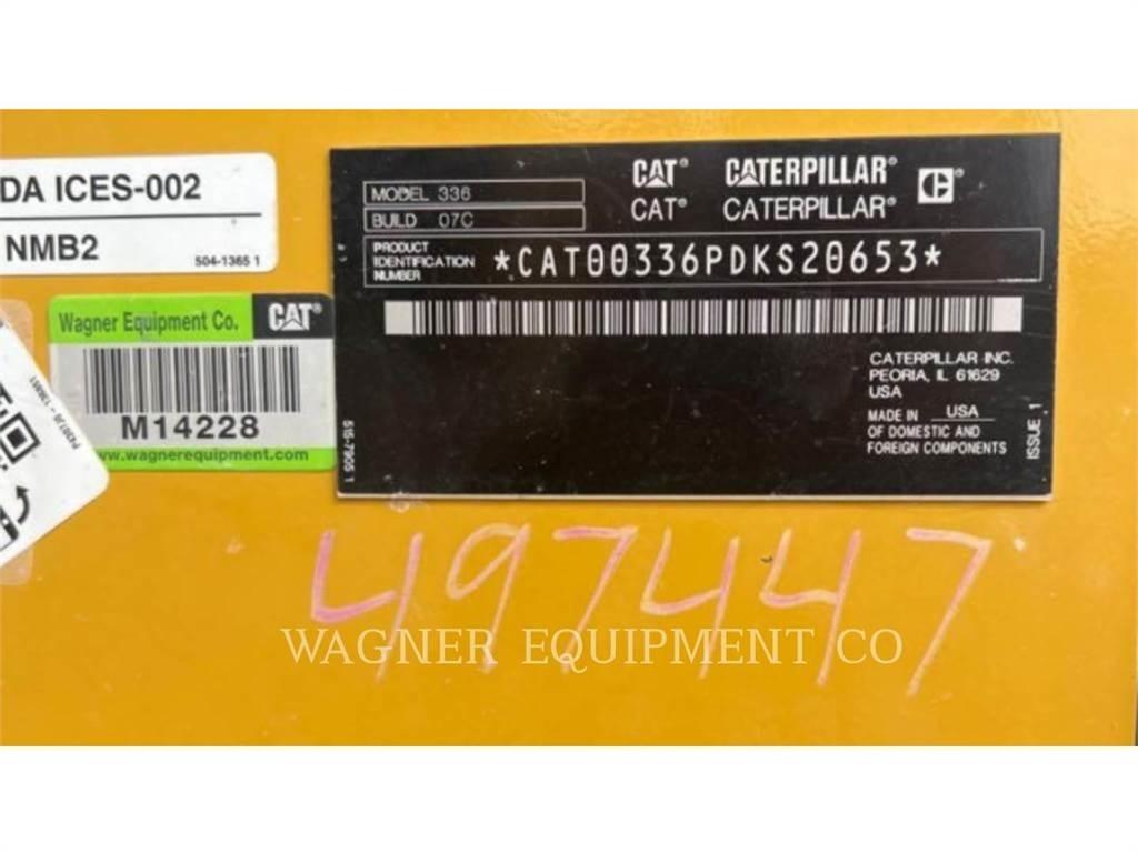 CAT 336 Vikšriniai ekskavatoriai