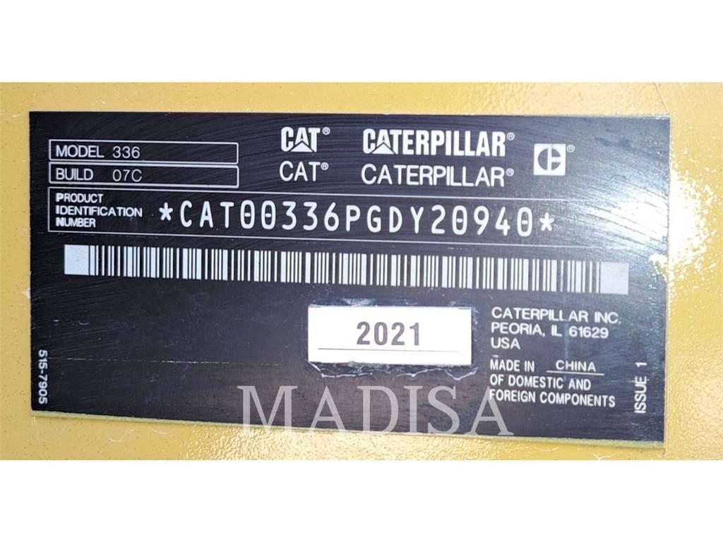 CAT 336 Vikšriniai ekskavatoriai