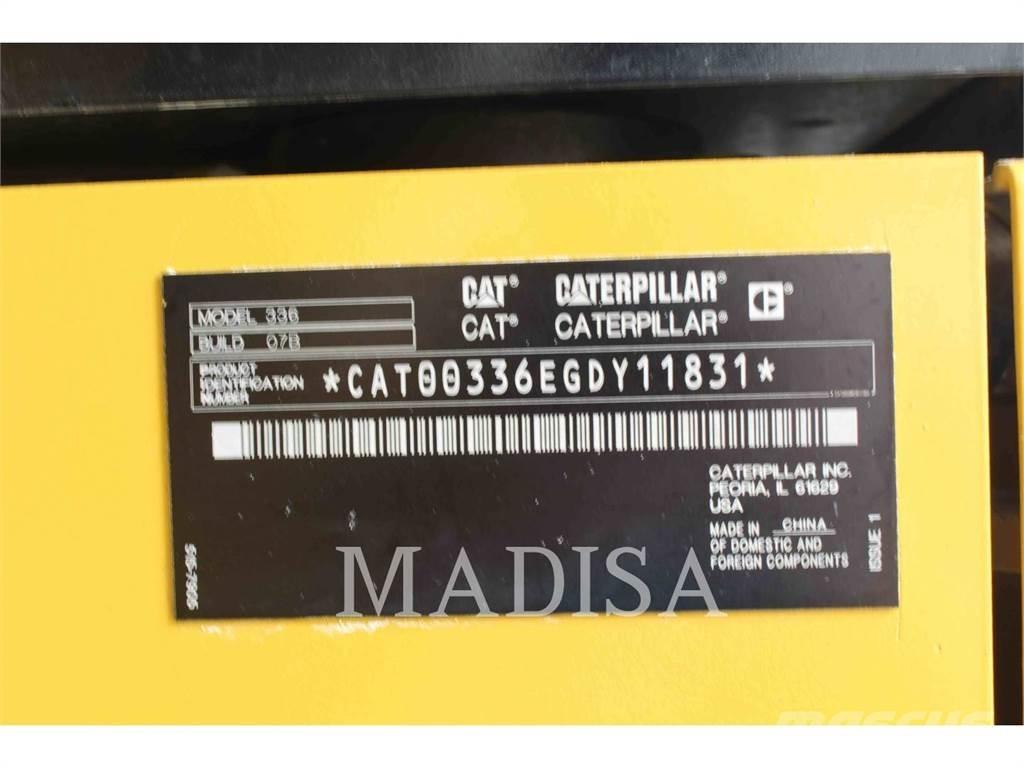 CAT 336 Vikšriniai ekskavatoriai