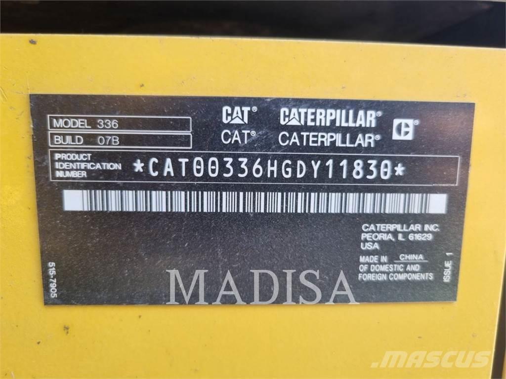 CAT 336 Vikšriniai ekskavatoriai