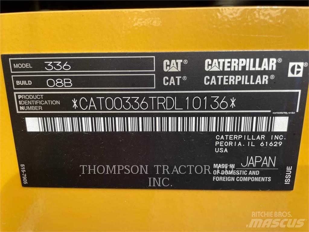 CAT 336 Vikšriniai ekskavatoriai