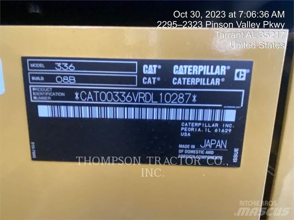 CAT 336 Vikšriniai ekskavatoriai