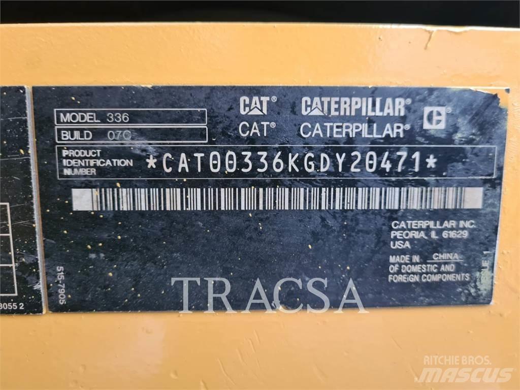 CAT 336 Vikšriniai ekskavatoriai