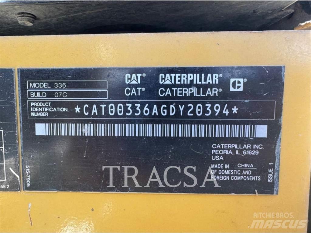 CAT 336 Vikšriniai ekskavatoriai