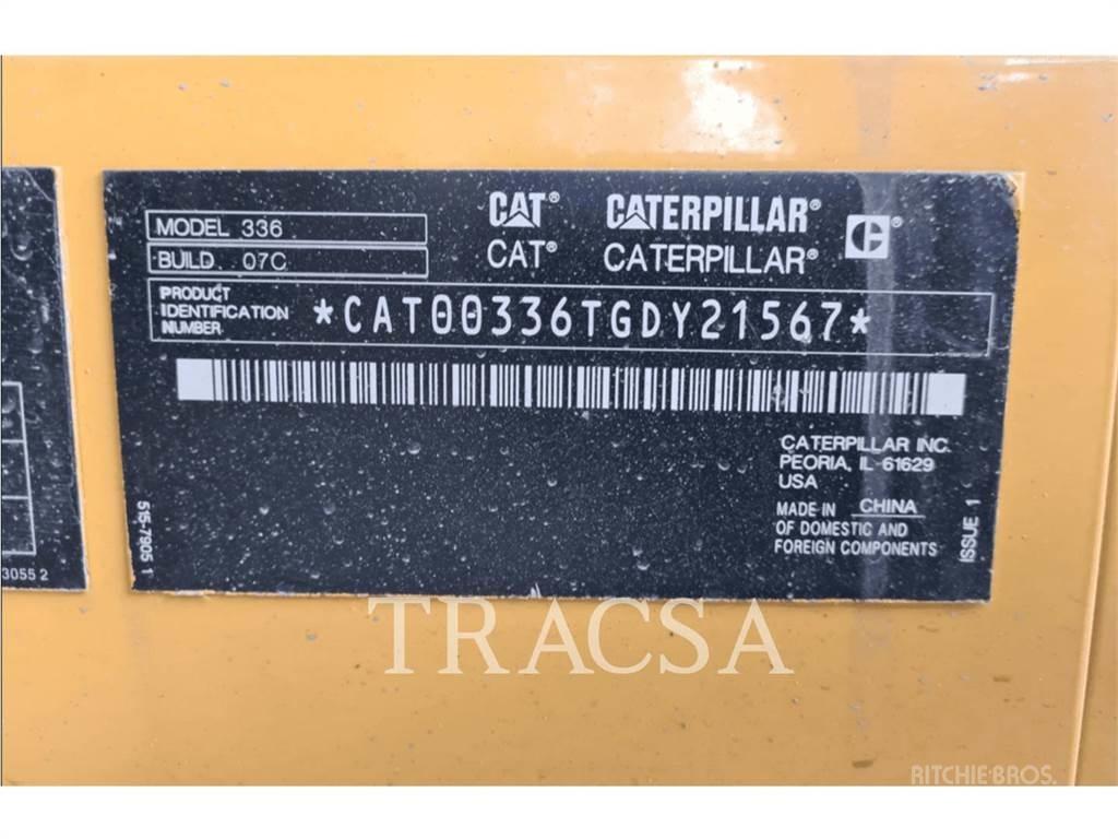 CAT 336 Vikšriniai ekskavatoriai