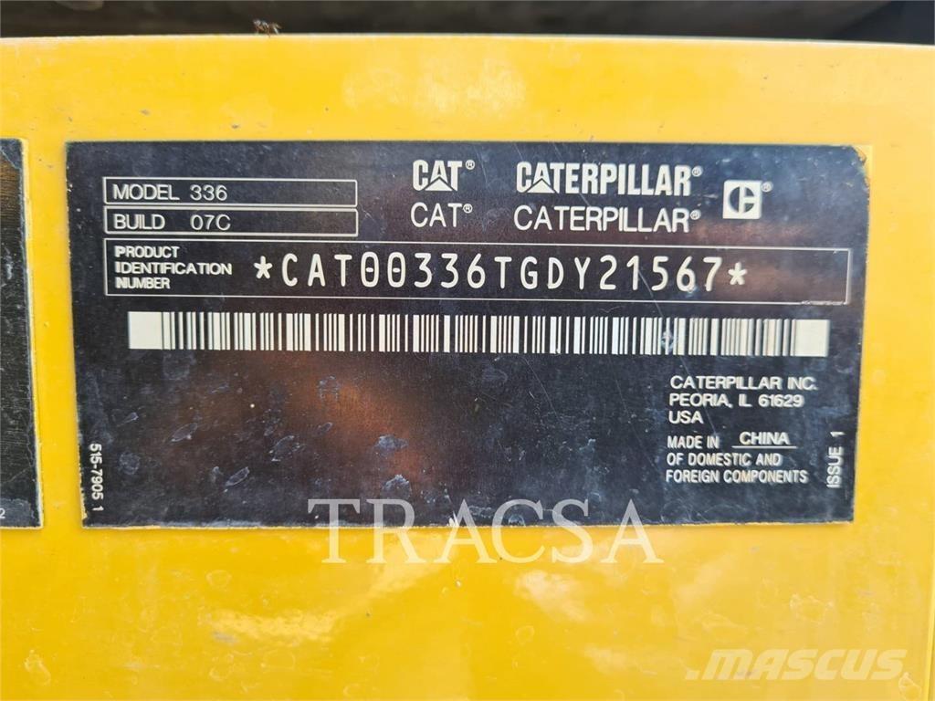 CAT 336 Vikšriniai ekskavatoriai
