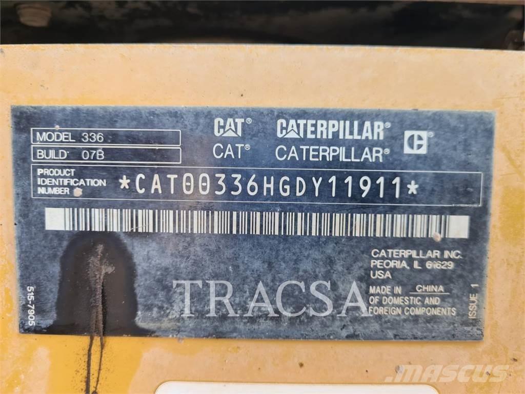 CAT 336 Vikšriniai ekskavatoriai