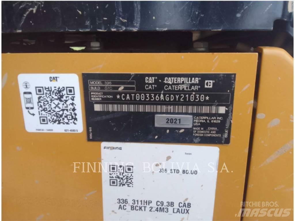 CAT 336-07 Vikšriniai ekskavatoriai