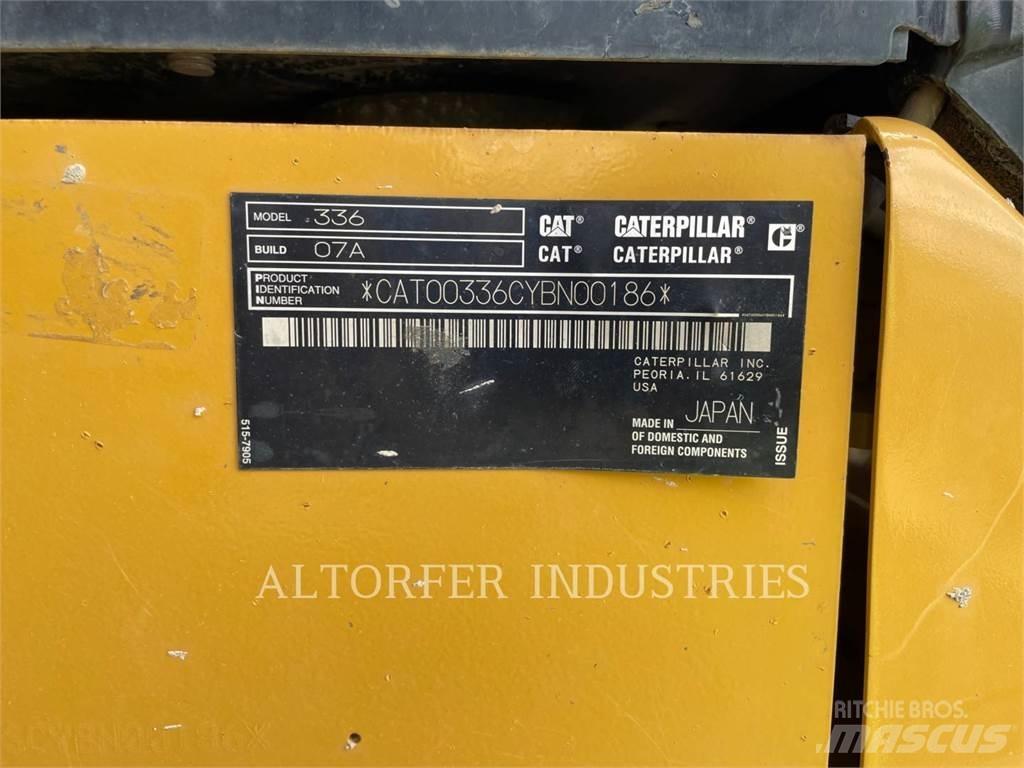 CAT 336-07 Vikšriniai ekskavatoriai