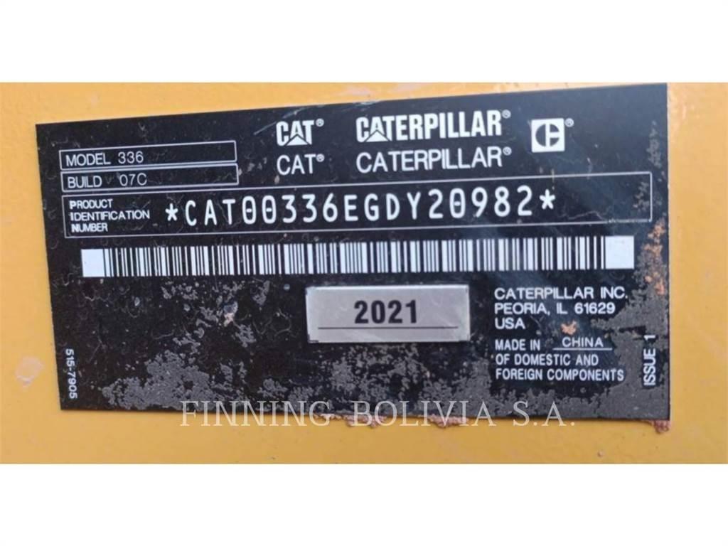 CAT 336-07 Vikšriniai ekskavatoriai
