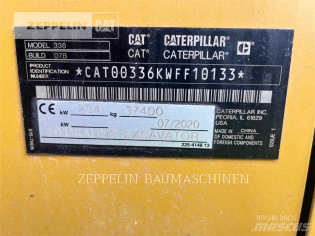 CAT 336-07B Vikšriniai ekskavatoriai
