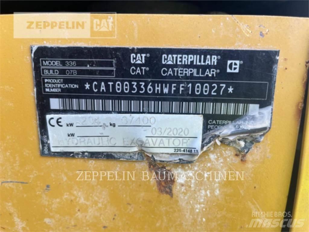 CAT 336-07B Vikšriniai ekskavatoriai