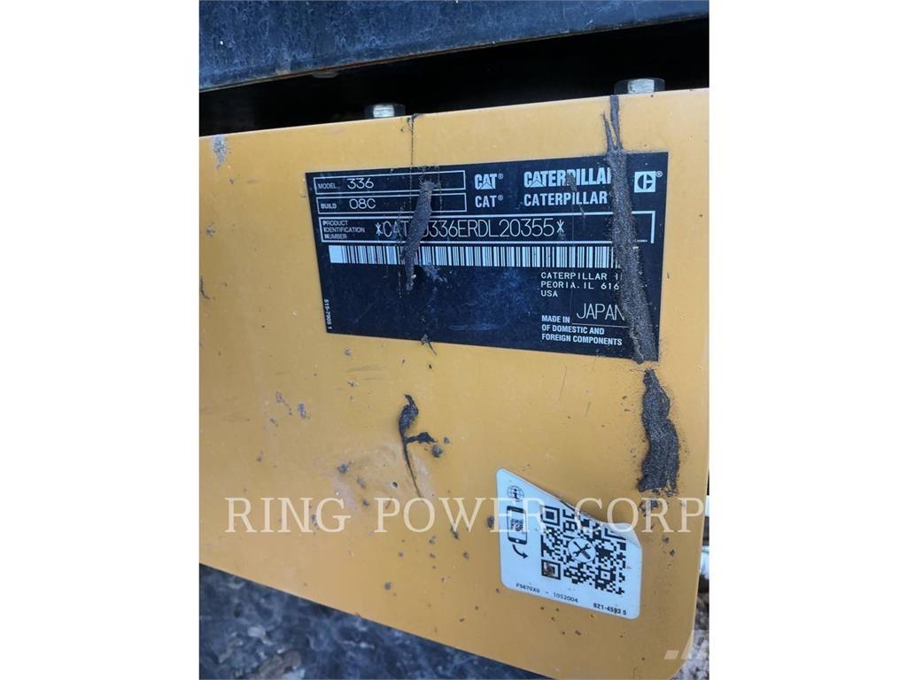 CAT 336-08 Vikšriniai ekskavatoriai