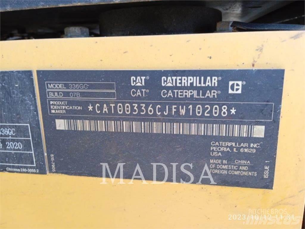 CAT 336 GC Vikšriniai ekskavatoriai