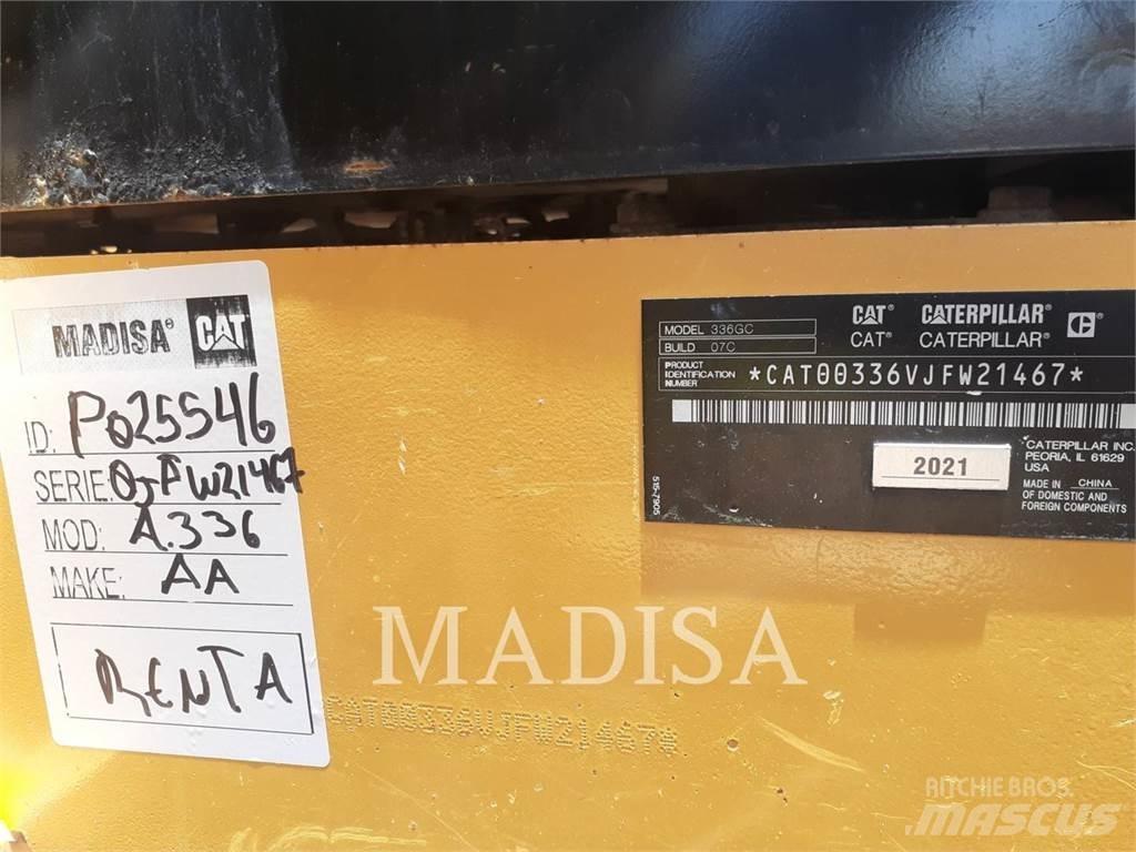 CAT 336 GC Vikšriniai ekskavatoriai