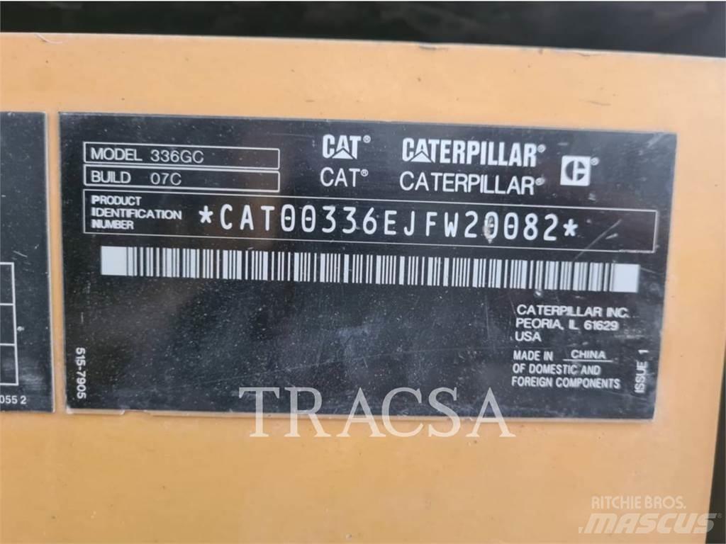 CAT 336 GC Vikšriniai ekskavatoriai