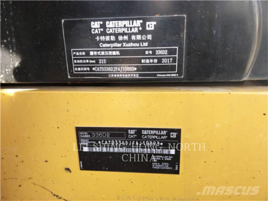 CAT 336D2 Vikšriniai ekskavatoriai