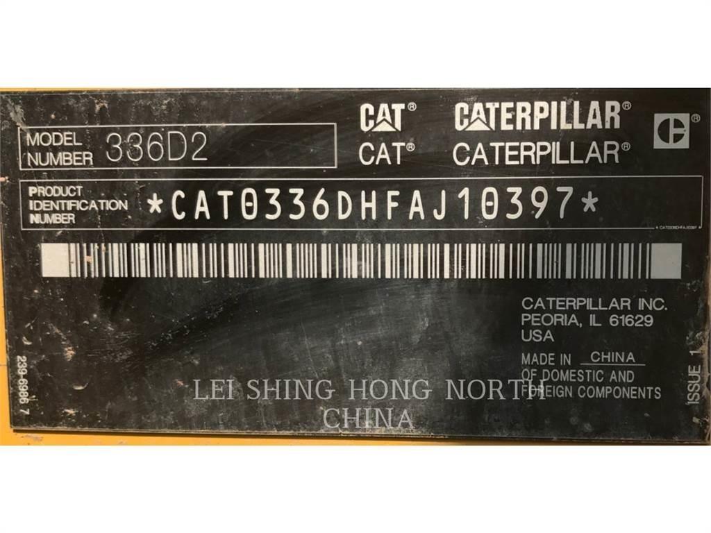 CAT 336D2 Vikšriniai ekskavatoriai
