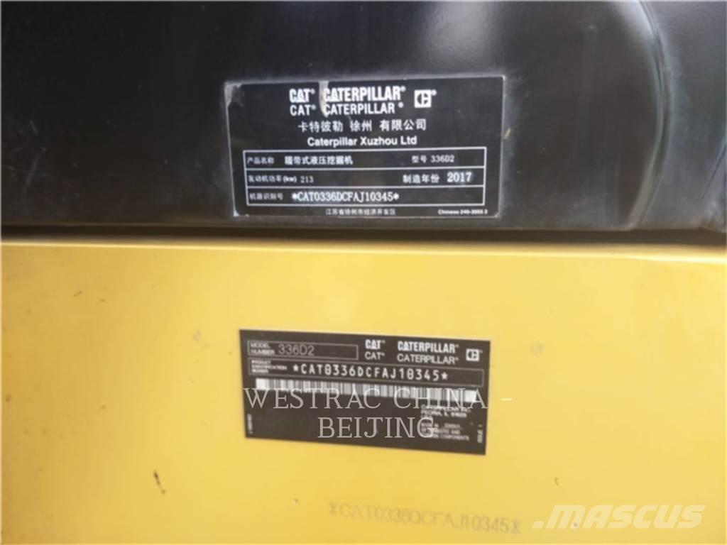 CAT 336D2 Vikšriniai ekskavatoriai