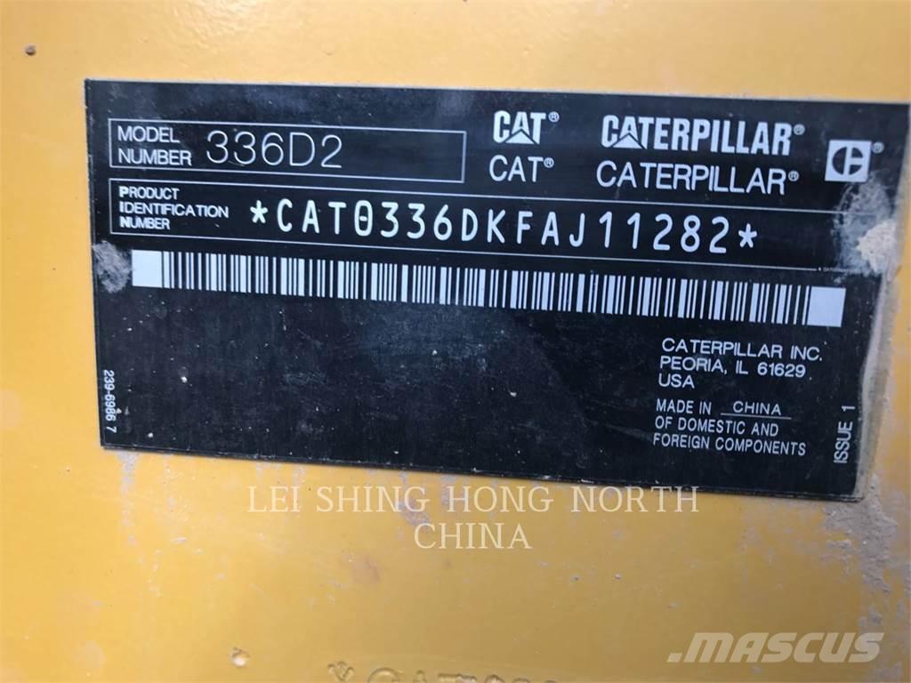 CAT 336D2 Vikšriniai ekskavatoriai