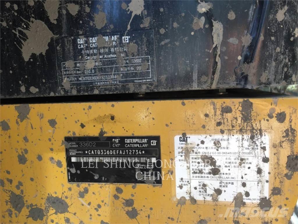 CAT 336D2 Vikšriniai ekskavatoriai
