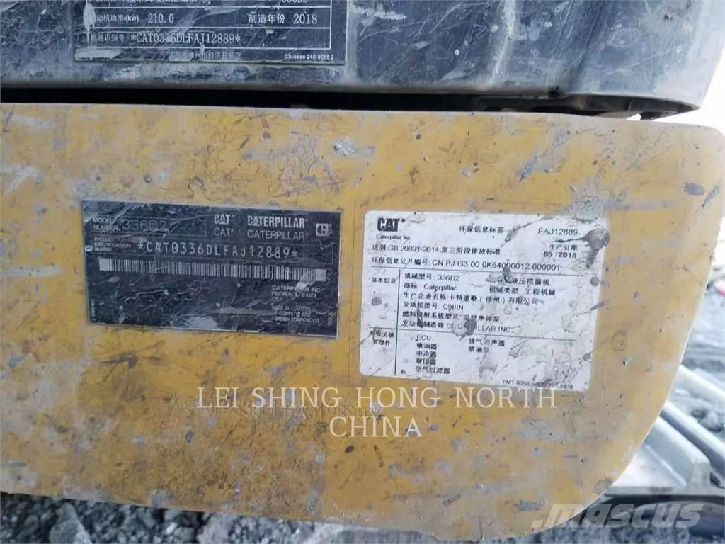 CAT 336D2 Vikšriniai ekskavatoriai