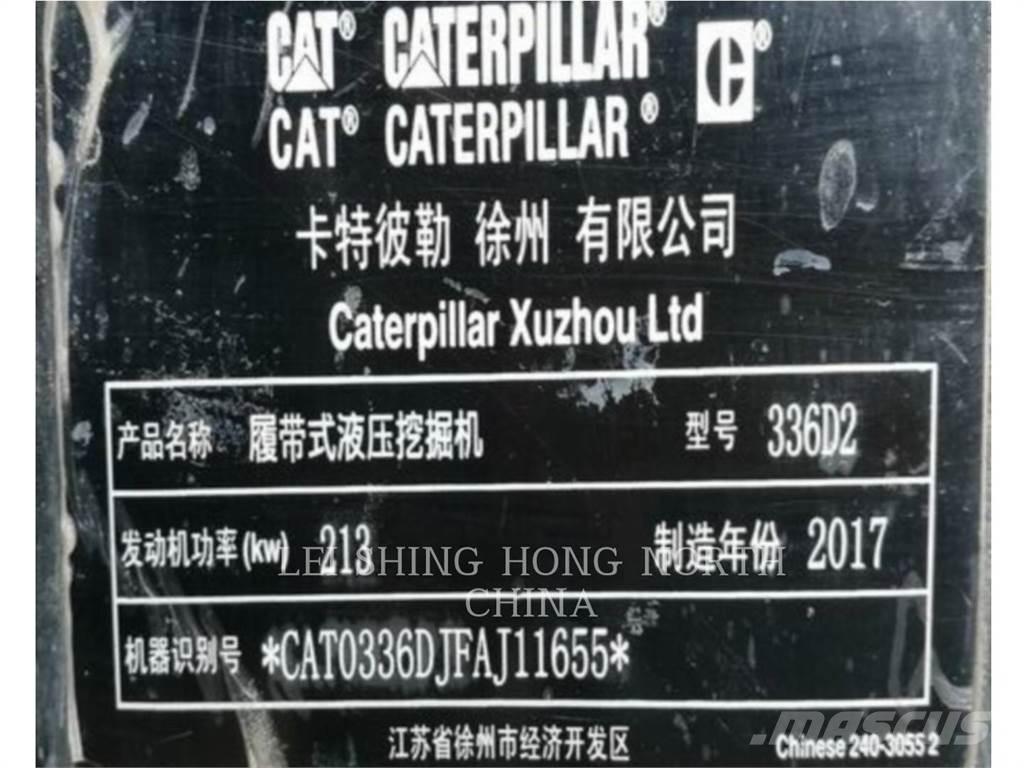CAT 336D2 Vikšriniai ekskavatoriai