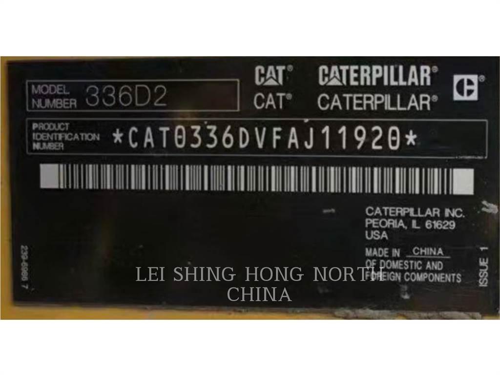 CAT 336D2 Vikšriniai ekskavatoriai