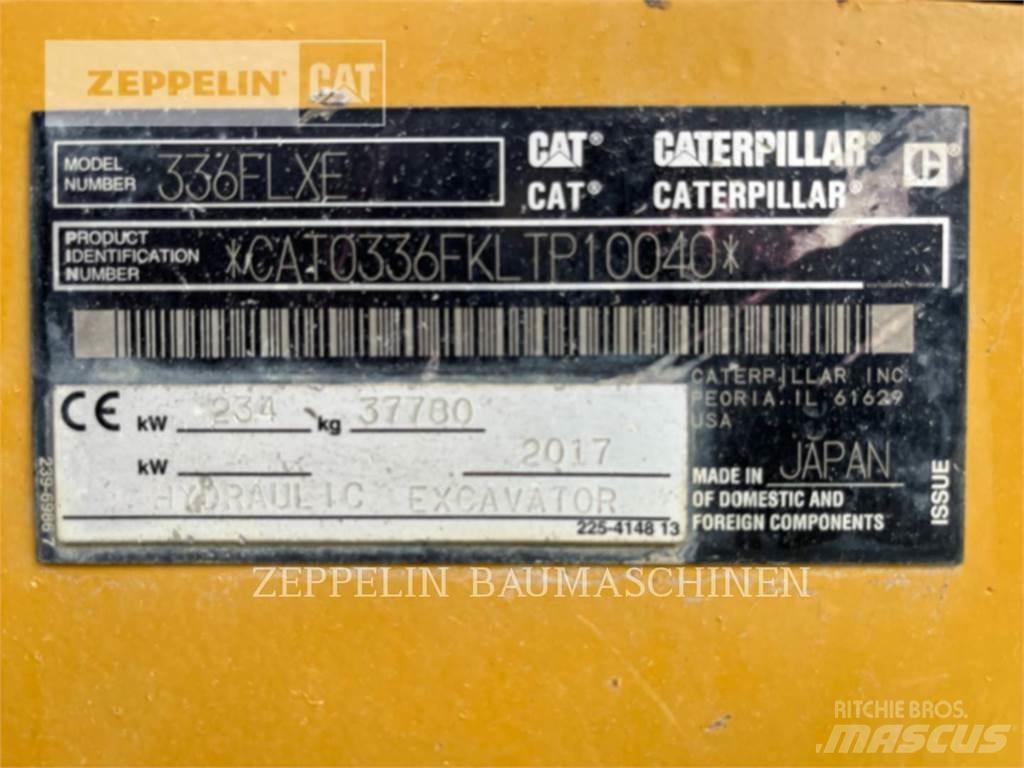 CAT 336FLNXE Vikšriniai ekskavatoriai