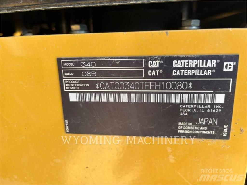CAT 340 Vikšriniai ekskavatoriai