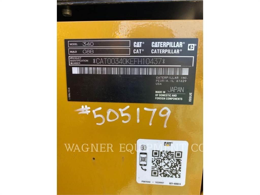 CAT 340 Vikšriniai ekskavatoriai