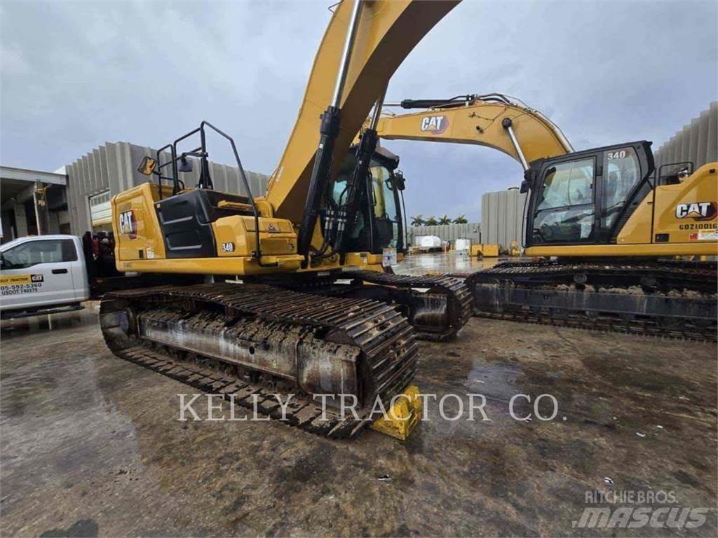 CAT 340 Vikšriniai ekskavatoriai