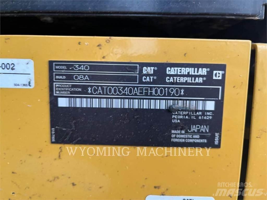 CAT 340 Vikšriniai ekskavatoriai