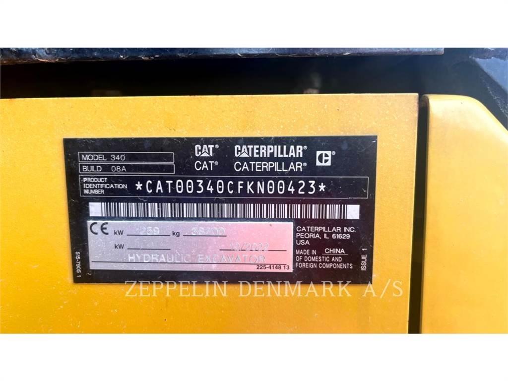 CAT 340-08 Vikšriniai ekskavatoriai