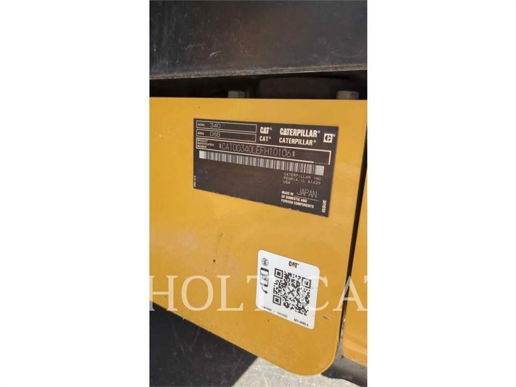 CAT 340 10 TC Vikšriniai ekskavatoriai