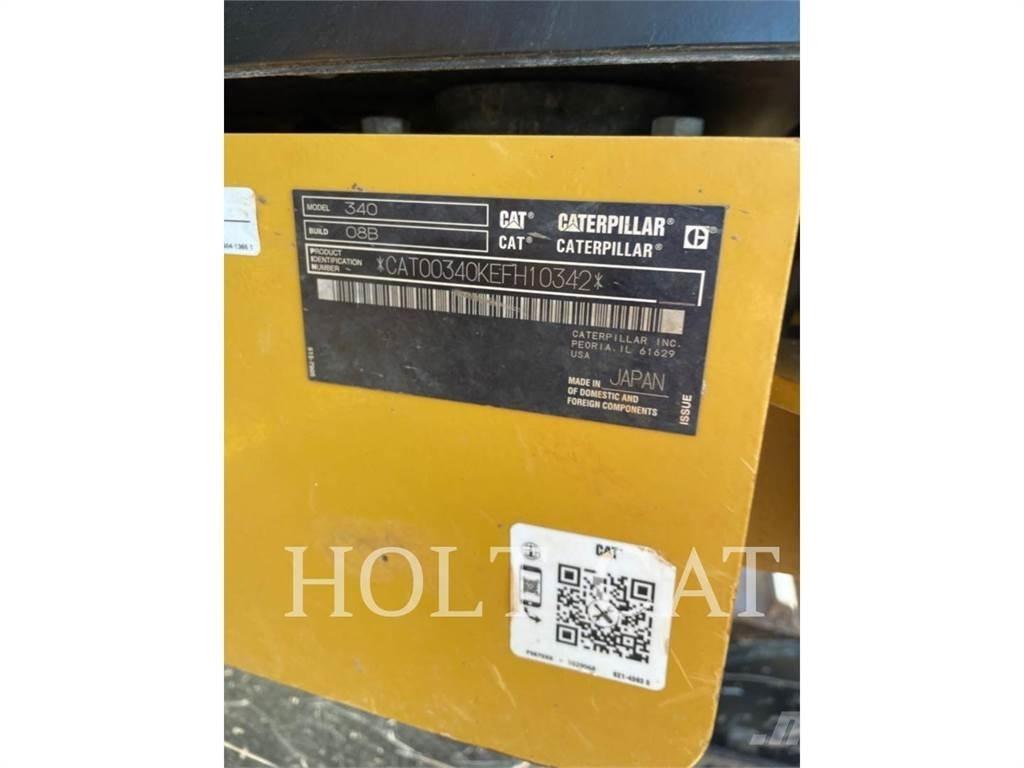 CAT 340 10 TC Vikšriniai ekskavatoriai